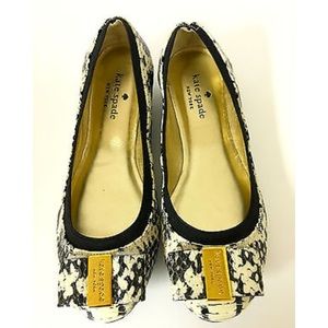Kate Spade Snakeskin Flats